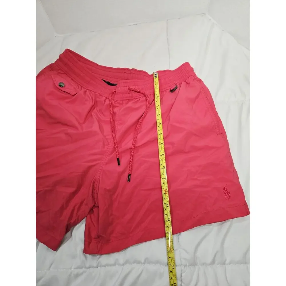 Polo Ralph Lauren Men's Pink Travelers Swimming Shorts L Hiking Outdoor String
